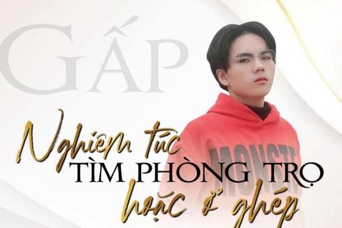 Bất ngờ nổi tiếng vì đăng ảnh tìm phòng trọ như poster MV ca nhạc