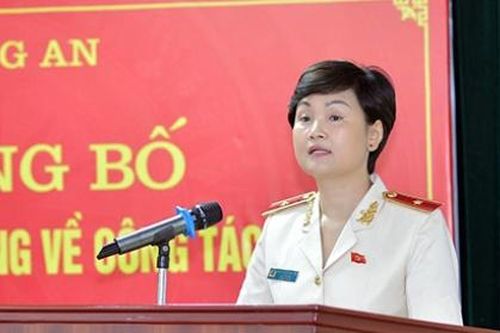 Bổ nhiệm nữ Thiếu tướng giữ chức Cục trưởng, Bộ Công an