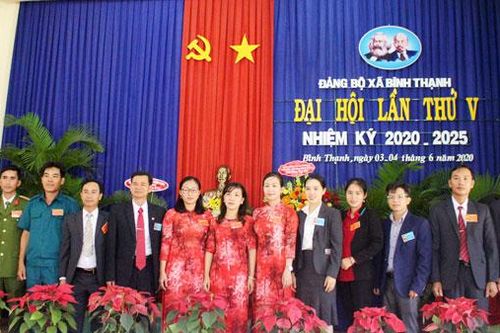 Đại hội Đảng bộ xã Bình Thạnh lần thứ V, nhiệm kỳ 2020-2025