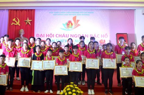 Đại hội cháu ngoan Bác Hồ huyện Sơn Dương lần thứ VIII