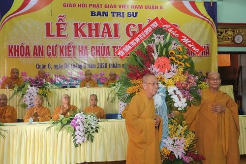 TP.HCM : Phật giáo quận 6 khai giảng khóa An cư