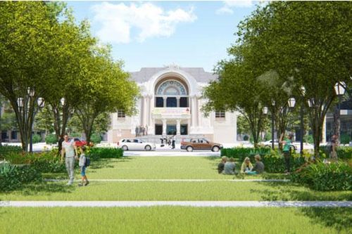 Xây dựng công viên trước Nhà hát thành phố Hồ Chí Minh thành điểm nhấn kiến trúc