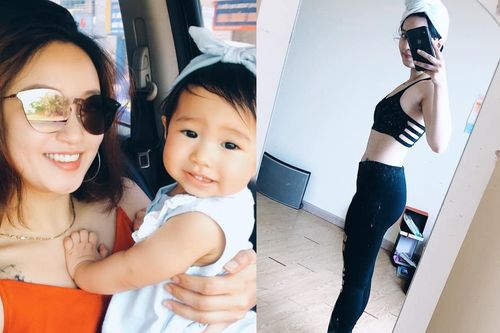 Mi Vân giảm gần 20 kg, khoe dáng thon gọn sau một năm sinh con
