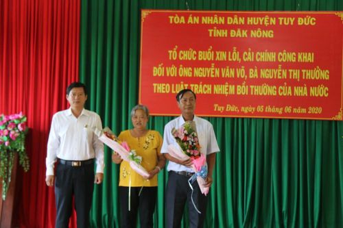 Bắt giam, khép tội tùy tiện, Tòa án phải xin lỗi công khai