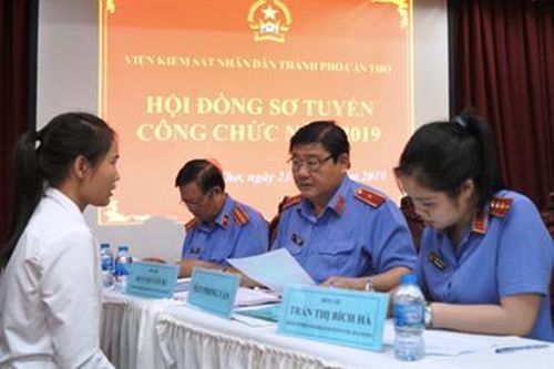 Thông báo kết quả điểm thi tuyển công chức các đơn vị VKSND tối cao năm 2019 (vòng 2)