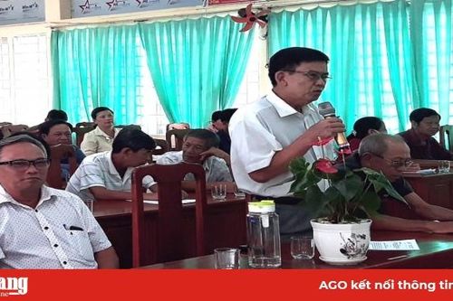 Đại biểu HĐND 3 cấp tiếp xúc cử tri xã Vĩnh Thạnh Trung và Thạnh Mỹ Tây