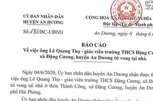 Giáo viên dạy nhạc tử vong bất thường tại nhà