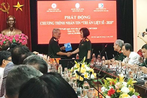 Phát động chương trình nhắn tin ''Tri ân liệt sĩ - 2020''