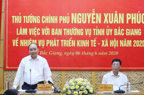 Thủ tướng: Bắc Giang cần phát huy lợi thế lao động trong thời kỳ dân số vàng