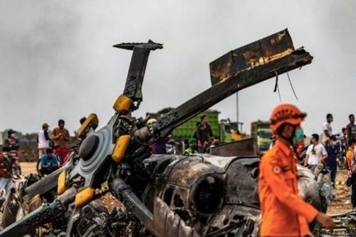 Indonesia rơi trực thăng quân sự, 4 binh sĩ thiệt mạng