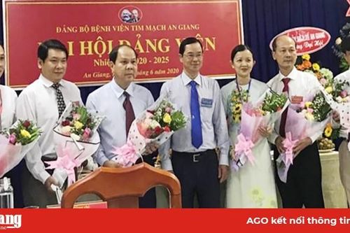 Thạc sĩ- Bác sĩ Bùi Hữu Minh Trí tái đắc cử Bí thư Đảng ủy Bệnh viện Tim mạch An Giang (nhiệm kỳ 2020-2025)