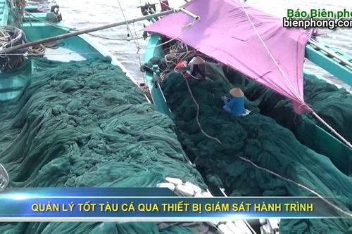 Quản lý tốt tàu cá qua thiết bị giám sát hành trình