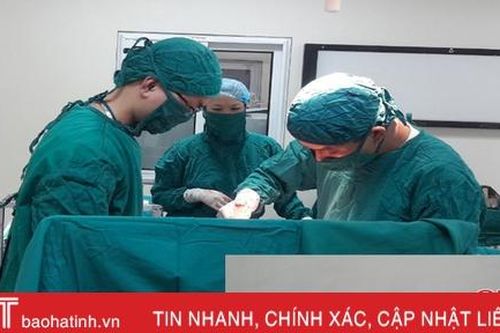 Bệnh viện Đa khoa Hà Tĩnh cứu sống bệnh nhân bị vật sắc nhọn đâm xuyên phổi