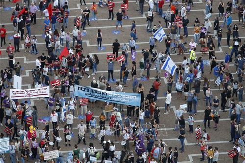 Hàng nghìn người Israel biểu tình phản đối kế hoạch sáp nhập khu Bờ Tây