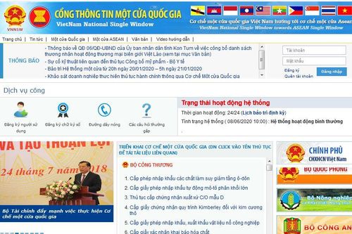 Hơn 3 triệu hồ sơ thực hiện qua Cơ chế một cửa quốc gia