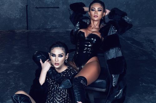 Võ Hoàng Yến, Mâu Thủy hóa chị em sinh đôi, khoe thần thái 'hút hồn'