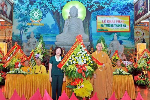 Thanh Hóa : Hạ trường Thanh Hà tổ chức lễ khai pháp