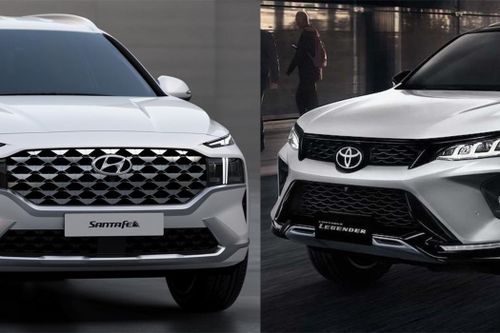 Cuộc đấu mới giữa Hyundai Santa Fe và Toyota Fortuner Legender