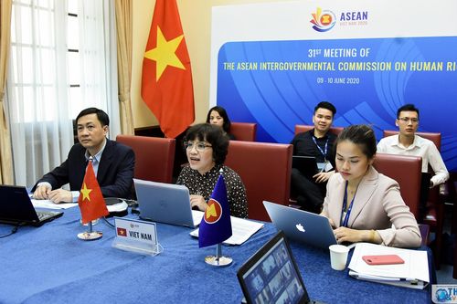 Khai mạc cuộc họp lần thứ 31 của Ủy ban liên Chính phủ ASEAN về Nhân quyền theo hình thức trực tuyến