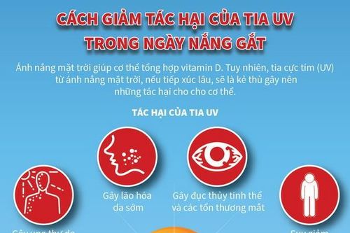 Cách giảm tác hại của tia cực tím trong ngày nắng gắt