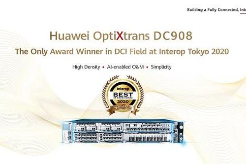 Huawei giành được 8 giải thưởng tại Interop Tokyo 2020