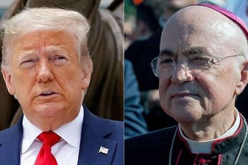 Tổng giám mục Rome kêu gọi Tổng thống Trump đấu tranh chống 'nhà nước ngầm' và 'nhà thờ ngầm'