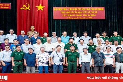 Tổ chức Trại sáng tác âm nhạc, văn học - nghệ thuật viết về lực lượng vũ trang tỉnh