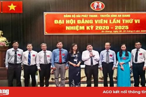 Đồng chí Nguyễn Văn Lên tái đắc cử Bí thư Đảng ủy Đài Phát thanh-Truyền hình An Giang nhiệm kỳ 2020-2025