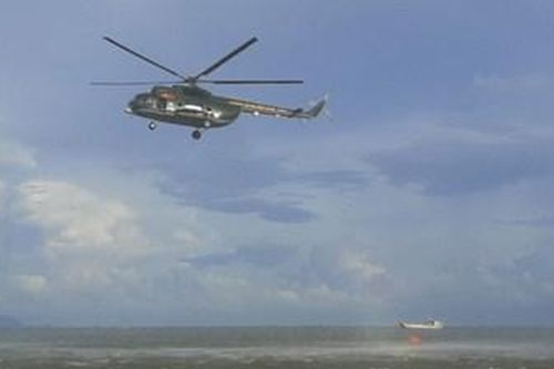 Huấn luyện bay cứu hộ, cứu nạn tại vùng biển Kiên Giang