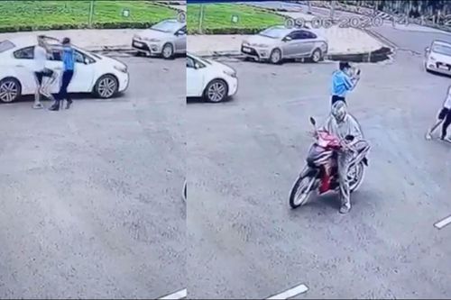 Bị nhắc nhở đỗ xe trước cổng viện, tài xế lên gối và bóp cổ bảo vệ