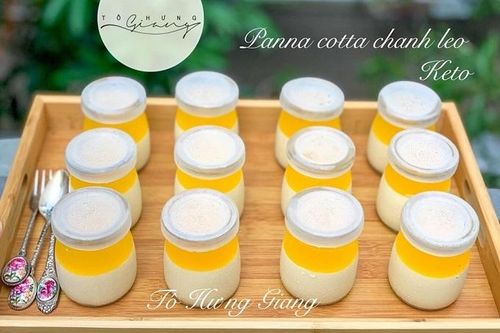 Cách làm món panna cotta chanh leo lạ miệng cho ngày oi ả