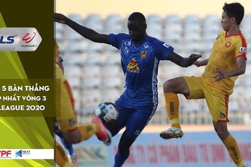 Top 5 bàn thắng đẹp nhất vòng 3 V-League 2020