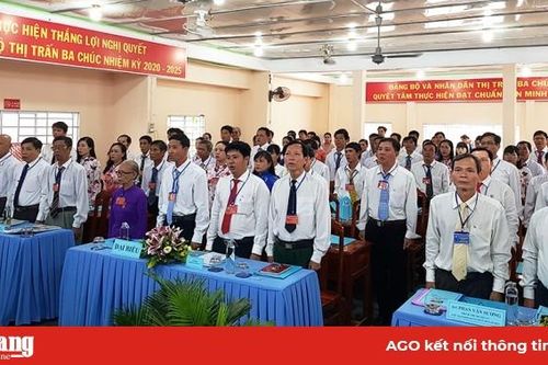 Đồng chí Phạm Minh Hiền tái đắc cử Bí thư Đảng ủy thị trấn Ba Chúc