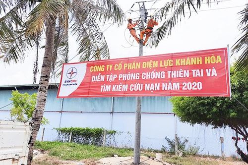 Công ty Cổ phần Điện lực Khánh Hòa: Diễn tập phòng, chống thiên tai và tìm kiếm cứu nạn