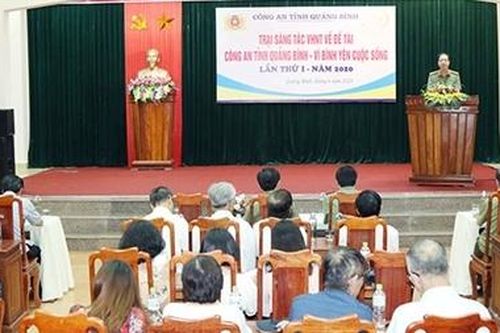 Sáng tác văn học nghệ thuật về đề tài Công an Quảng Bình