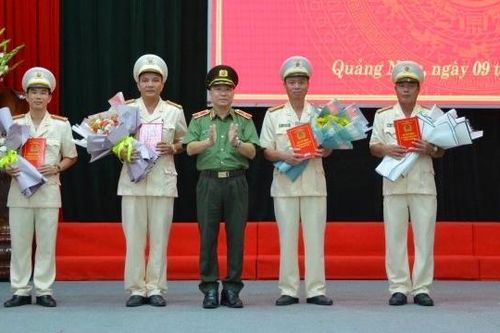 Công an tỉnh Quảng Nam điều động, bổ nhiệm một số nhân sự chủ chốt