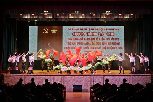 Văn nghệ chào mừng tuần văn hóa thể thao cơ quan Bộ Tư lệnh BĐBP