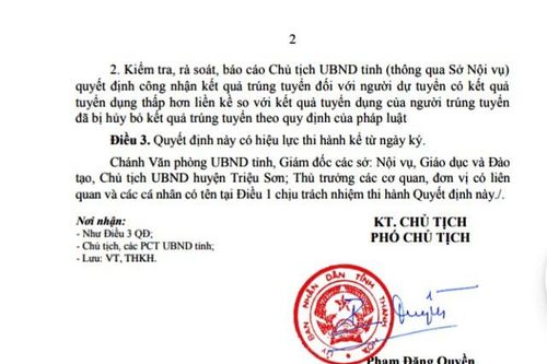 Vì sao 23 ứng viên dự tuyển viên chức ngành giáo dục bị hủy kết quả trúng tuyển?