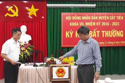 HĐND huyện Cát Tiên bầu bổ sung chức danh Chủ tịch UBND huyện