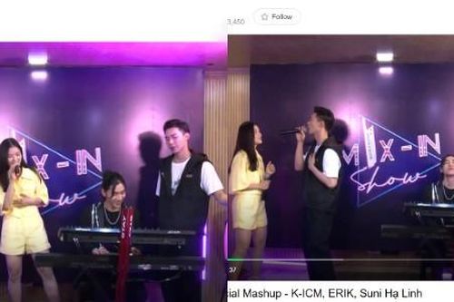 K-ICM thực hiện bản 'mash-up' ngẫu hứng cùng Erik và Suni Hạ Linh