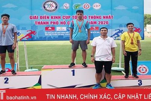 Hà Tĩnh giành 10 huy chương tại Giải điền kinh Cúp tốc độ Thống Nhất 2020