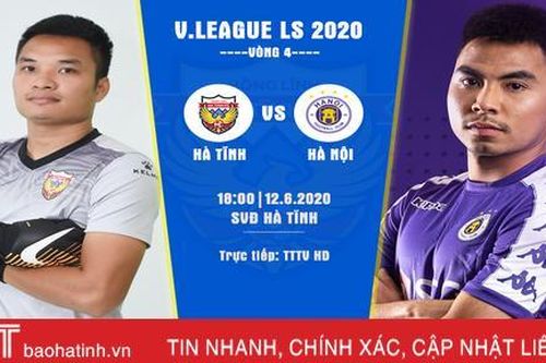Hồng Lĩnh Hà Tĩnh vs Hà Nội FC tại vòng 4 V.League 2020