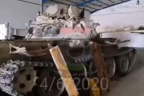 GNA bắt giữ hàng chục xe tăng và cả trực thăng Mi-35