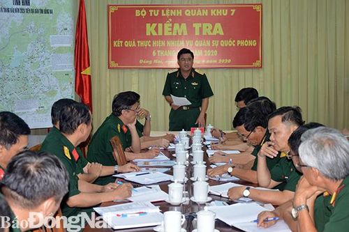 Tham mưu thực hiện tốt nhiệm vụ quân sự quốc phòng địa phương