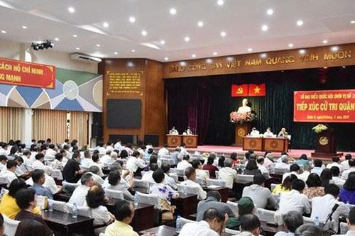 Lịch tiếp xúc cử tri trước kỳ họp thứ 20 Hội đồng Nhân dân TPHCM khóa IX (đợt 1)
