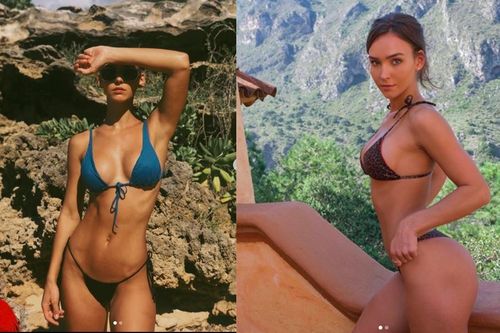 Chân dài 9x gây chao đảo với bikini nhỏ xíu