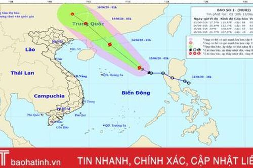 Cơn bão đầu tiên vào biển Đông, chưa ảnh hưởng đến Hà Tĩnh