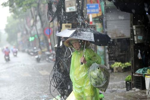 Từ chiều tối và đêm 13 - 15/6 ở Bắc Bộ có mưa vừa, mưa to và dông