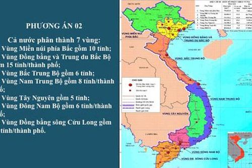 Hai phương án phân vùng kinh tế - xã hội giai đoạn 2021-2030