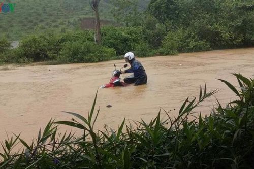 Ảnh hưởng bão số 1, Sơn La mưa to gây ngập úng cục bộ